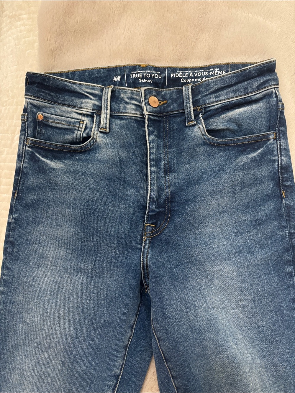 H&M True To You Skinny Jeans - Denim Blue